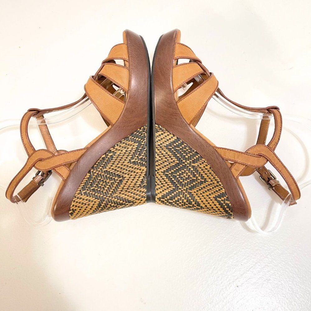 Women's Wedge Platform Sandals Size 8.5M - Picture 4 of 14